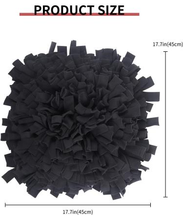 Ieuumler Sniffing Carpet Dog Smell Training Mat 45x45cm - Dark Gray | Effective Pet Training for Dogs & Cats - Buy Online on GoSupps.com