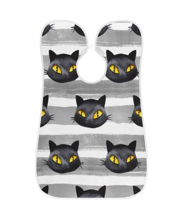 Cats Head Pattern Beard Bib Apron - Waterproof Hair Catcher for Men | Grooming Cape with Suction Cups | Perfect Gifts for Men - Buy Online on GoSupps.com