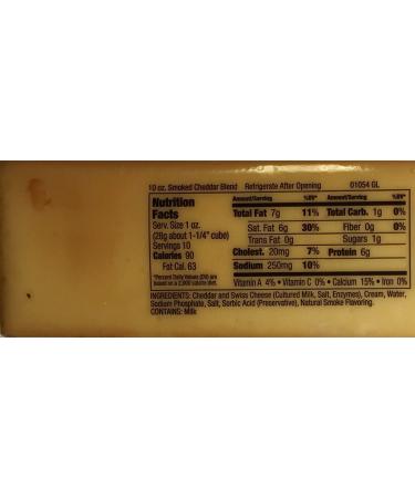 10oz Hickory Farms Smoked Cheddar Blend - Pack of 2 | Premium Cheese Gift Set - Buy Online on GoSupps.com