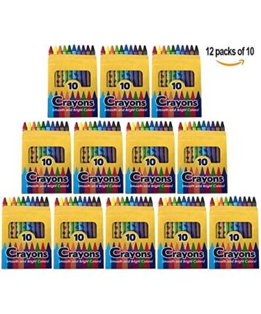 Trail maker 12 Pack Crayons - Wholesale Bundle of 120 Bright Wax Coloring Crayons - Buy Online on GoSupps.com