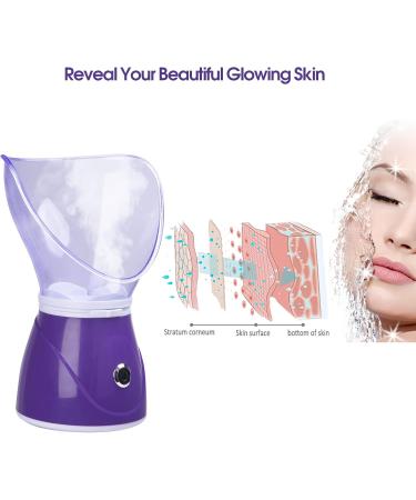 Hoapin Facial Steamer Vaporizer Facial Spa Sauna Vapozone Facial Vaporizer for Cosmetic Face Care Opens Pores and Moisturizes Beneficial Steam - Buy Online on GoSupps.com