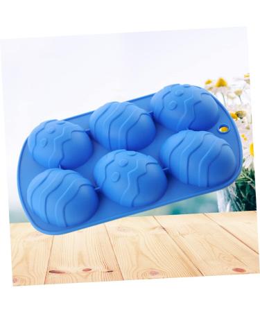 OUNONA 2pcs Jelly Filled Candy Easter Party Cake Easter Dessert Mould Easter Candle Jelly Soap Easter Party Favors Shot Mold Silicone Molds Silicone Fondant Mold Biscuit Egg 2pcs Blue - Buy Online on GoSupps.com