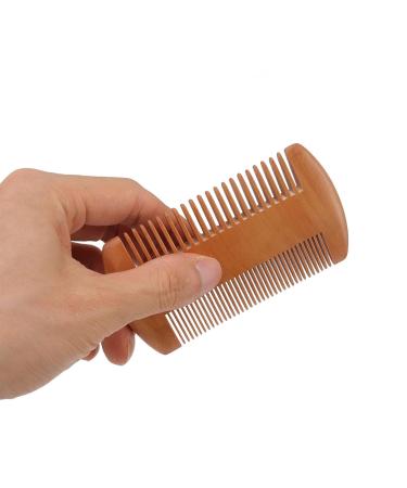 Baby Hairbrush Set with Goat Bristles | Newborn Hairbrush for Lacteal Scab Prevention | Double Sided Comb | Wooden | Ideal Gift - Buy Online on GoSupps.com