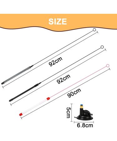 Yoirzit 16-Piece Interactive Cat Toy Set | Self-Employment Suction Cup Toys with 3 Scalable Rods & Feathers | Best for Engaging Cats - Buy Online on GoSupps.com