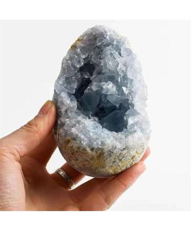Room Decoration 1pc 500g-1300g Natural Blue Celestite Cluster Crystal Geode for Decoration Beautiful Natural Crystal Stone (Color : 940g-1050g) - Buy Online on GoSupps.com