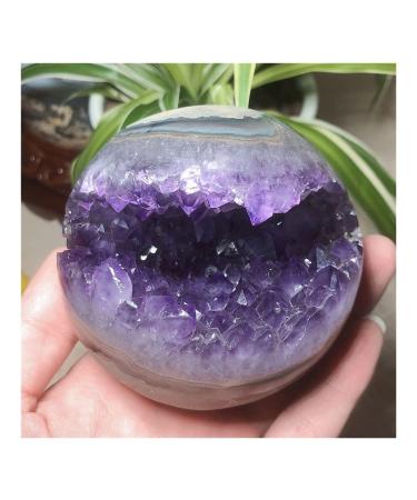 Beautiful Decoration Natural Crystal Quartz Amethyst Cluster Geode Specimen Freeform Reiki Aquarium Home Room Decoration Accessories Gemstone Home CrystalMeditation Gift Crystal Cluster (Size : 7-7.5 7-7.5cm
