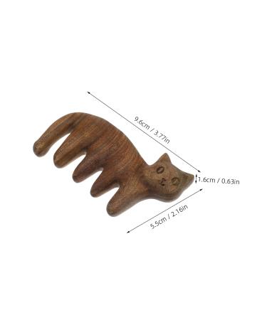 Anneome Cat Massage Comb - Hair Treatment & Care Tool | Sandalwood Scalp Massager for Cats | Kratzkamm & Kamm Hair Care - Buy Online on GoSupps.com