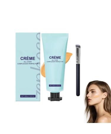 Zynewa Super Cream AllOver Perfector Hydrating Concealer & CC Foundation SweatProof & Waterproof LongLasting WearResistant Tone Compensation 80 g Natural