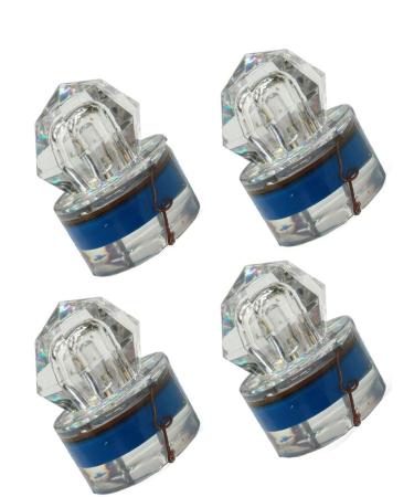 LED Deep Drop Underwater Fishing Light Diamond Tubular Style Bait Lure Squid, 350/700hrs Lifespan, 1000M Deep Blue