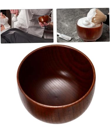 Ipetboom Wooden Shaving Bowl - Premium Razor Cleaning Cup for Men | Shaving Soap & Cream Container - Buy Online on GoSupps.com