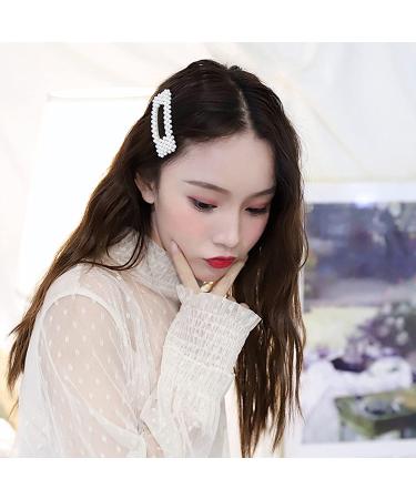 20 Pcs Pearl Hair Clips - Fashionable Hair Pins for Women & Girls | Perfect Accessories for Parties & Weddings - Buy Online on GoSupps.com