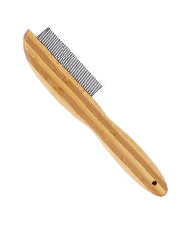 Wooden handle scalk crest extra fine tooth comb with metal pimple multifunctional flea comb lice comb foster comb for children adult dog cat cat - Buy Online on GoSupps.com