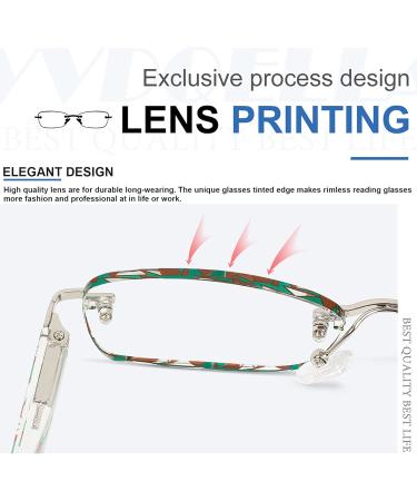 VVDQELLA 3-Pack Blue Light Filter Reading Glasses - Computer & Gaming Glasses | UV Protection | 1.0x Magnification - Buy Online on GoSupps.com