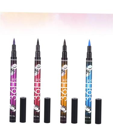 FRCOLOR 3Pcs Liquid Eyeliner Black Waterproof Eyeliner Colorful Eyeline Pencil For Women Waterproof Pen Marker Make Up Size 1x3pcs Image 3x3pcs - Buy Online on GoSupps.com