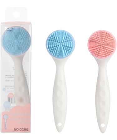 Facial Cleansing Brush | Silicone Face Cleansing Brush Device for Cleaning Facial Tools Manual Face Scrubber Cleaner for Face Massaging Skincare Gyouza - Buy Online on GoSupps.com