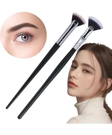 Gdnhovfnxe Folding Eyelash Eyebrow Brush - Unique Mascara Fan Brush Eye Lashes Makeup Tools with Double Layer Bristles for Christmas Valentine's Day - Buy Online on GoSupps.com