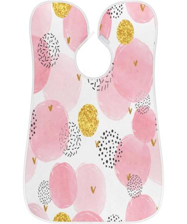 Beard Bib Apron for Men | Waterproof Hair Catcher Cape - Perfect for Shaving & Trimming | Non-Stick Grooming Cloth with Polka Dot Heart Design - Buy Online on GoSupps.com