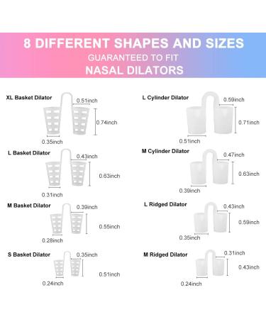 Upgrade 2024: Premium Nose Bracket & 8-Set Nasal Dilators - Instant Anti-Snoring Aid for Sleep Apnea Relief - Buy Online on GoSupps.com