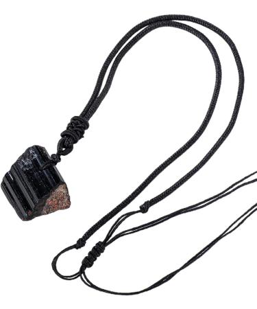 Raw Crystal Necklace - Vintage Natural Stone Pendant Women Mysterious Necklace Women's Pendant Necklaces for Working Home Shopping Dating Gathering Traveling Maijia - Buy Online on GoSupps.com