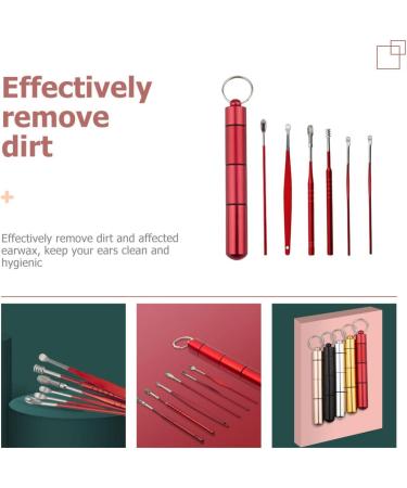 Minkissy Ear Picks Kit: Ear Wax Remover & Cleaning Tool Set - Portable Ear Scoop - Buy Online on GoSupps.com