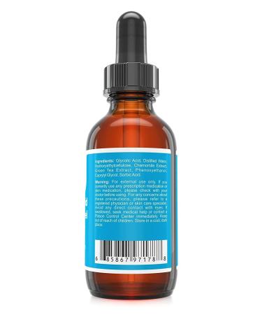 Glycolic Acid 70% Gel Peel with Chamomile & Green Tea Extracts - Professional Grade for Acne Scars, Collagen Boost, Wrinkles - 1 fl oz - Buy Online on GoSupps.com