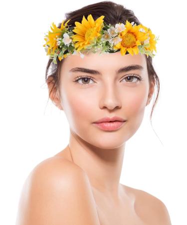 Beaupretty Wedding Garland Headband - Floral Headpiece for Bridal Elegance - Buy Online on GoSupps.com