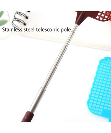 BAMFY 4 Pcs Telescoping Fly Swatter Heavy Duty Fly Swatters with Stainless Steel Handle Flyswatter for Indoor and Outdoor Flies Mosquitoes Wasps - Buy Online on GoSupps.com