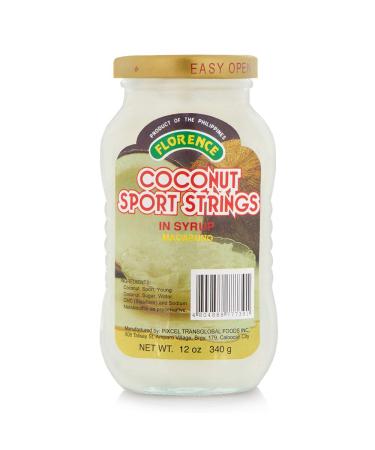 Florence Coconut Sport String in Syrup Macapuno 340g, 2 Pack