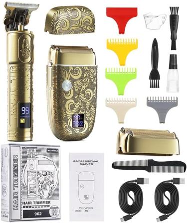 Bestauty 2-in-1 Hair Trimmer & Electric Razor for Men with 4 Guide Combs | USB Rechargeable Cordless Haircut and Beard Trimmer Kit for Salon/Barbers/Home Use - Buy Online on GoSupps.com