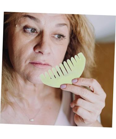 Anneomas 2-Piece Jade Comb Set | Scalp Massage Tools for Acupressure & Relaxation - Buy Online on GoSupps.com