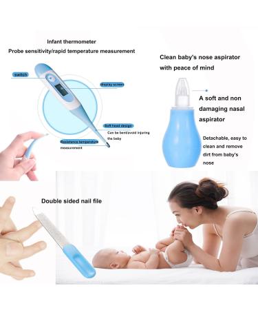 Baby Grooming Kit: Portable Nursery Safety Health Care Set for Newborns/Toddlers - 11in1 Set for Cleanliness & Care - Buy Online on GoSupps.com