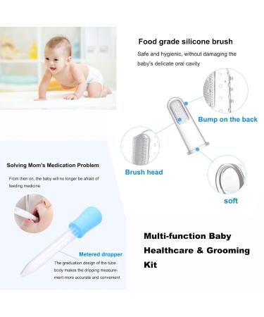 Baby Grooming Kit: Portable Nursery Safety Health Care Set for Newborns/Toddlers - 11in1 Set for Cleanliness & Care - Buy Online on GoSupps.com
