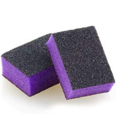 PrettyClaw 40pc Mini Disposable Nail Buffer Blocks 80/80 Black Grit Purple Buffing Sanding Nail File 2 Sided - Buy Online on GoSupps.com