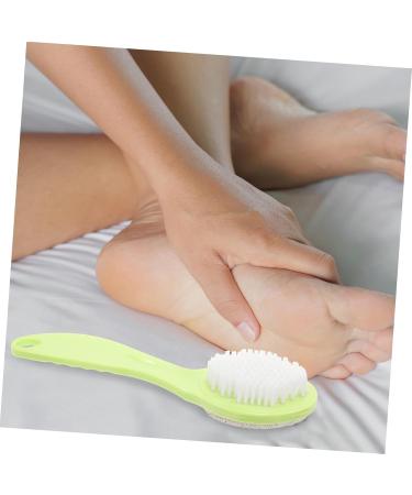 DRESSOOS Pumice Stone Foot Brush Foot Exfoliator Foot Stone Pedicure Foot Scrubber Foot Dead Skin Brush Bath Scrubber Brush Stone Bath Tool Foot Brush for Dead Skin Scraper Natural - Buy Online on GoSupps.com