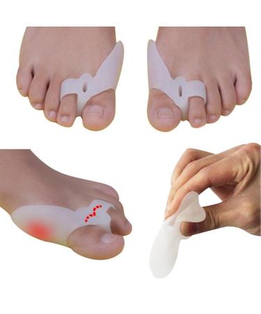 Guohanfsh Silicone Bunion Corrector Toe Separators - 2Pcs Foot Care Tool for Hallux Valgus Straightening - Buy Online on GoSupps.com
