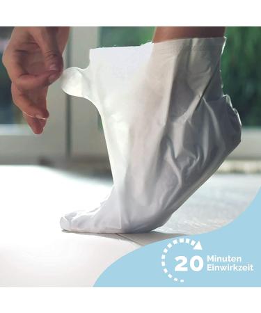 Scholl EC Intensive Nourishing Foot Mask with Macadamia Oil 6 Pairs of Moisturizing Disposable Socks for Soft Feet - Buy Online on GoSupps.com