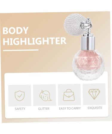 FRCOLOR 1Pc body air bag powder spray bottles for hair shimmer sparkle pressed spray bottle for highlighter Pink medium - Buy Online on GoSupps.com