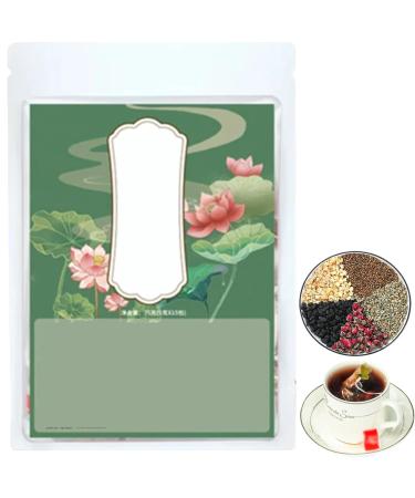Rose and Lotus Leaf and Health Tea Health Liver Care Tea Chinese Nourishing Liver Tea Rose Herbal Tea Rose Lotus Leaf Intestinal Cleansing Health Tea (1 Box)
