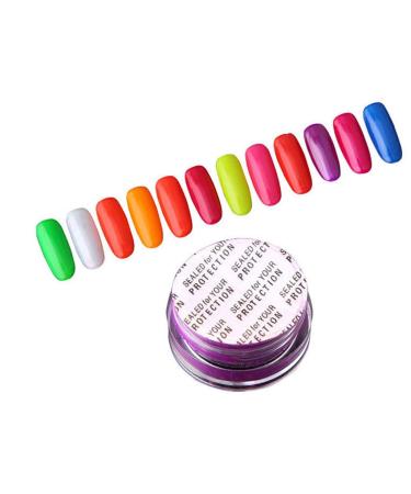12 Colours Nail Powder Professional Dipping Powder Nail Powder Pigment Iridescent Coloured Powder for Nail Art