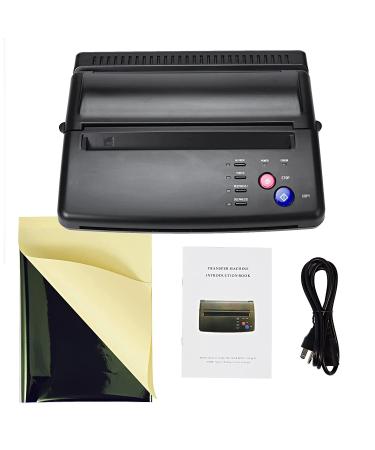 Goyappin Tattoo Stencil Printer Machine with 20 Transfer Papers - Thermal Copier for Temporary and Permanent Tattoo Supplies - Buy Online on GoSupps.com