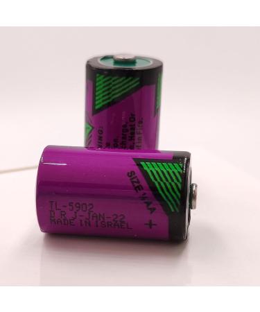 Buy 2PCS TL-5902 3.6V Battery (1/2AA) for Tadiran TL-5902 SL350 SL-550 TL-2150 & ER14250 - International Shipping Available - Buy Online on GoSupps.com