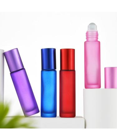 HPAMBA 10ML Essential Oils Roller Bottles - 21 Piece Set | Glass Roll-On Bottles with Stainless Steel Roller Balls for Aromatherapy & Perfume - Buy Online on GoSupps.com