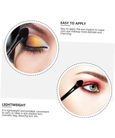 BIUDECO 30pcs Double Ended Eyeshadow Brush Highlighter Eyeshadow Sponge Artificial Fiber Black - Buy Online on GoSupps.com