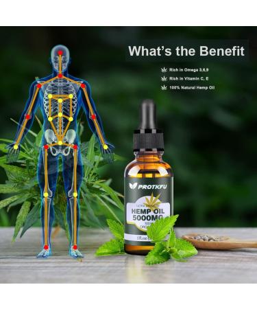 ProTKFU (2Pack Hemp Oil - Omega 3-6-9 Oil Fatty Acids Nutritional Supplement for Immune System Support Focus Calm Relaxation and Mood Enhancement - Organic Vegan Non-GMO - Buy Online on GoSupps.com