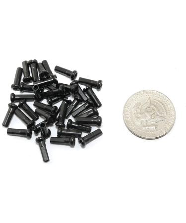 Pro Bamboo 36pcs Black Carbon Steel Bicycle Spoke Cap Set for 2mm Spokes | 14G Nipple | Mountain Bike Accessory - Buy Online on GoSupps.com