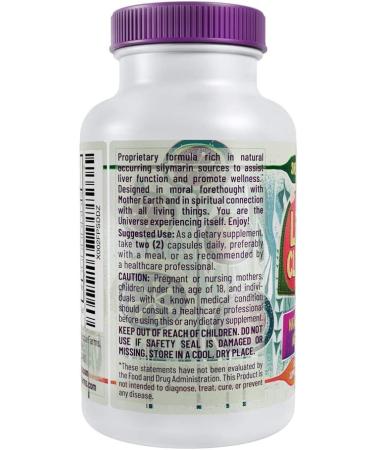 Liver Cleanse Support Supplement with Milk Thistle - 60 Count - Nature's Secret Agent Blend - Buy Online on GoSupps.com