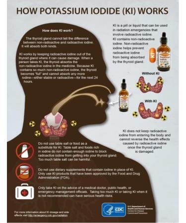 A2Z Potassium Iodide Liquid Drops 250 mcg Supplement - Thyroid Support - More Bioavailable Than Pills - 1 OZ - Made in USA - Buy Online on GoSupps.com