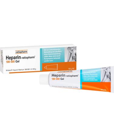 HEPARIN-RATIOPHARM 180 000 IU Gel 100 g | Fast Shipping Worldwide | Treat Pain & Inflammation - Buy Online on GoSupps.com