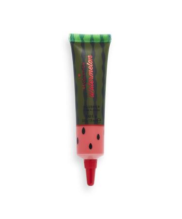 I Heart Revolution Watermelon Dewy Blusher Tint Flushed Darker Skin Tones 13ml Flushed 13 ml (1 pack)