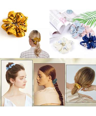 12PCS Velvet Scrunchies Hair Ties Set - Elastic Hair Bands for Women & Girls - Perfect Rubber Bands for All Hair Types - Buy Online on GoSupps.com